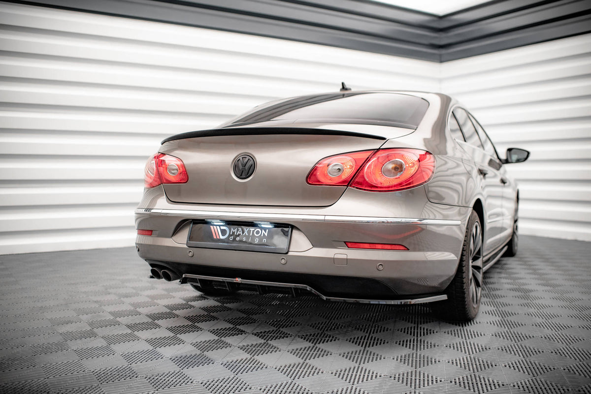 Street+ Mittlerer Diffusor RACE passend für VW Passat CC schwarz Hochglanz – Ansicht 1