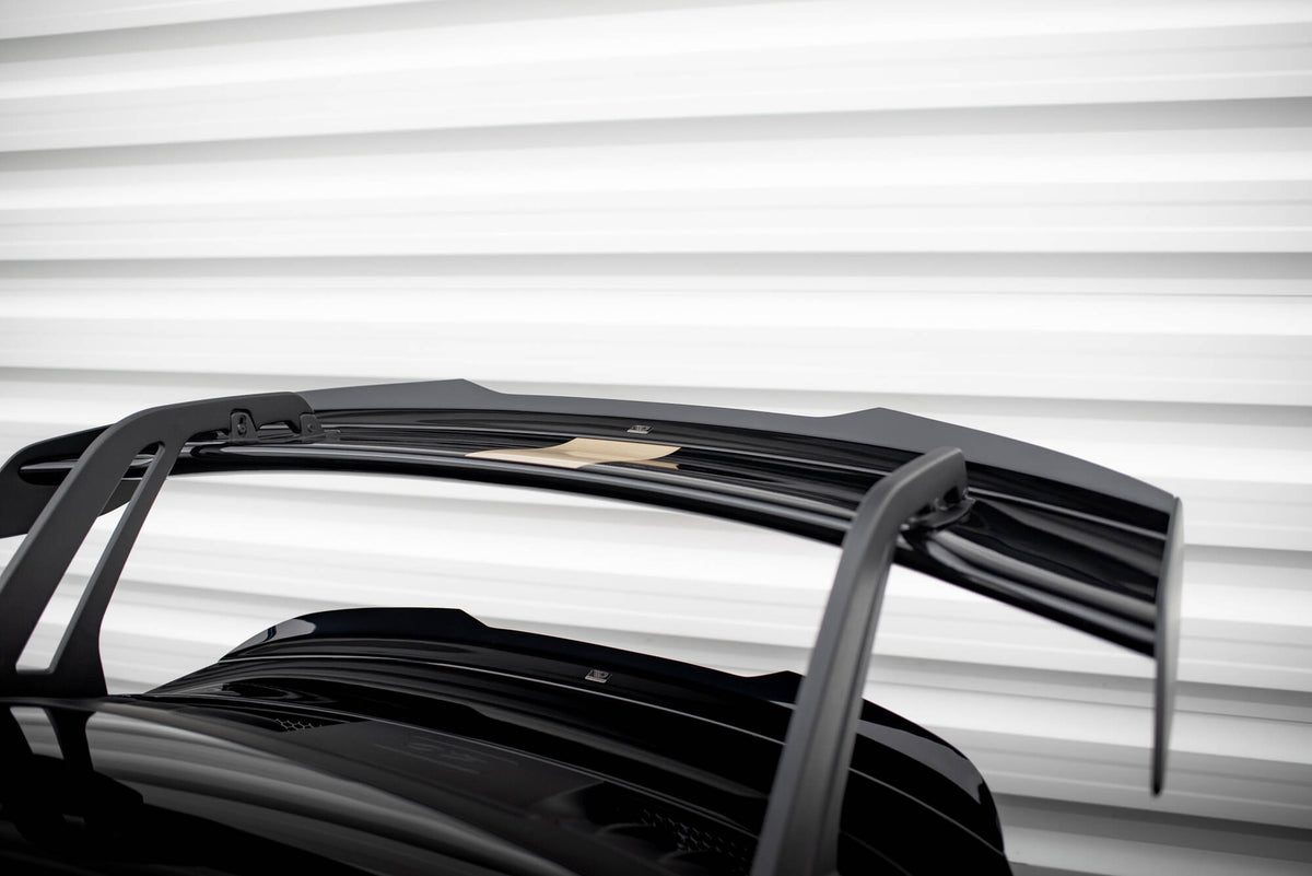 Höher Heckspoiler Lippe Porsche 911 992 GT3 schwarz Hochglanz – Ansicht 5