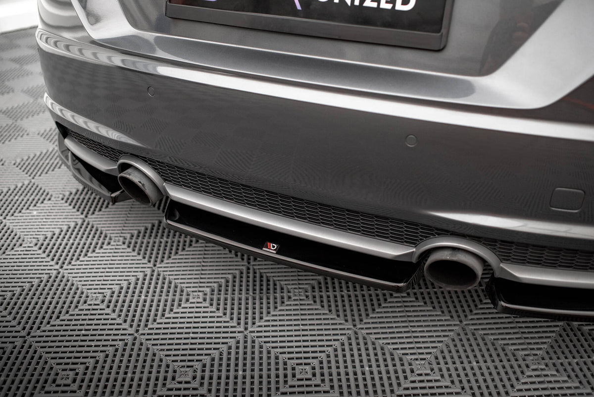 Heckansatz Audi TT S-Line 8S schwarz Hochglanz – Ansicht 1