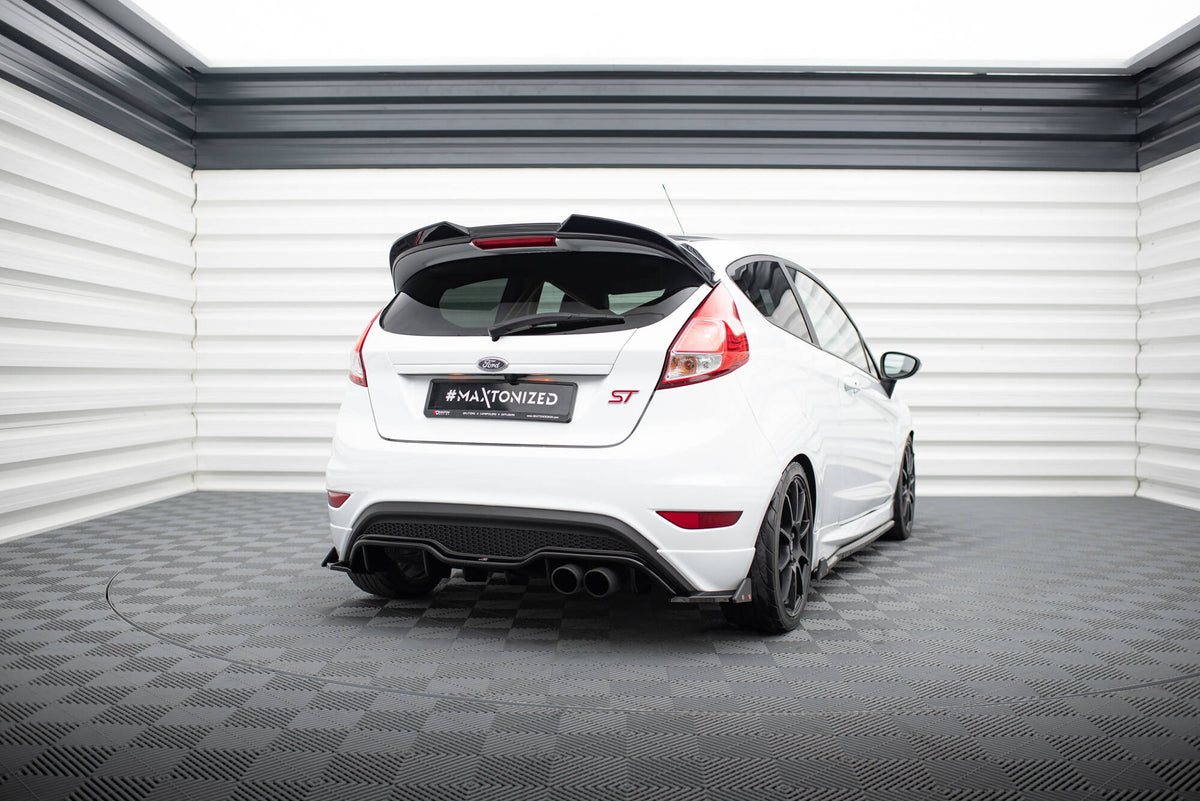 Heck Ansatz Flaps Diffusor V.3 + Flaps passend für Ford Fiesta ST Mk7 Facelift – Ansicht 1
