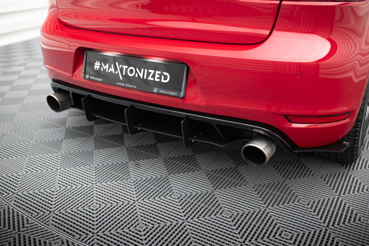 VW GOLF 6 GTI / 35TH Diffusor Heck Ansatz passend für Heckschürze passend für & Heck Ansatz Flaps Diffusor passend für – Ansicht 6