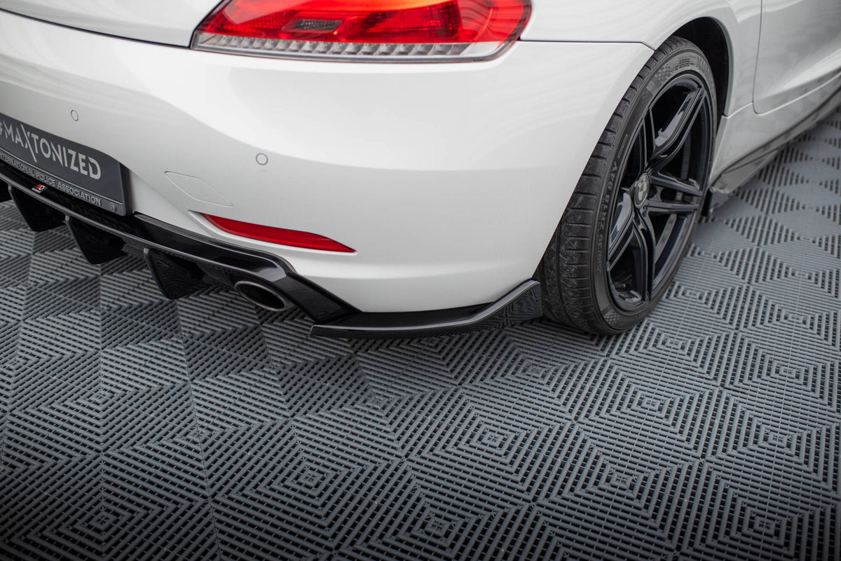 Heck Ansatz Flaps Diffusor passend für BMW Z4 E89 schwarz Hochglanz – Ansicht 3