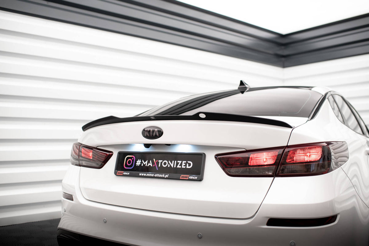 Heckspoiler Lippe Kia Optima Mk4 schwarz Hochglanz – Ansicht 6
