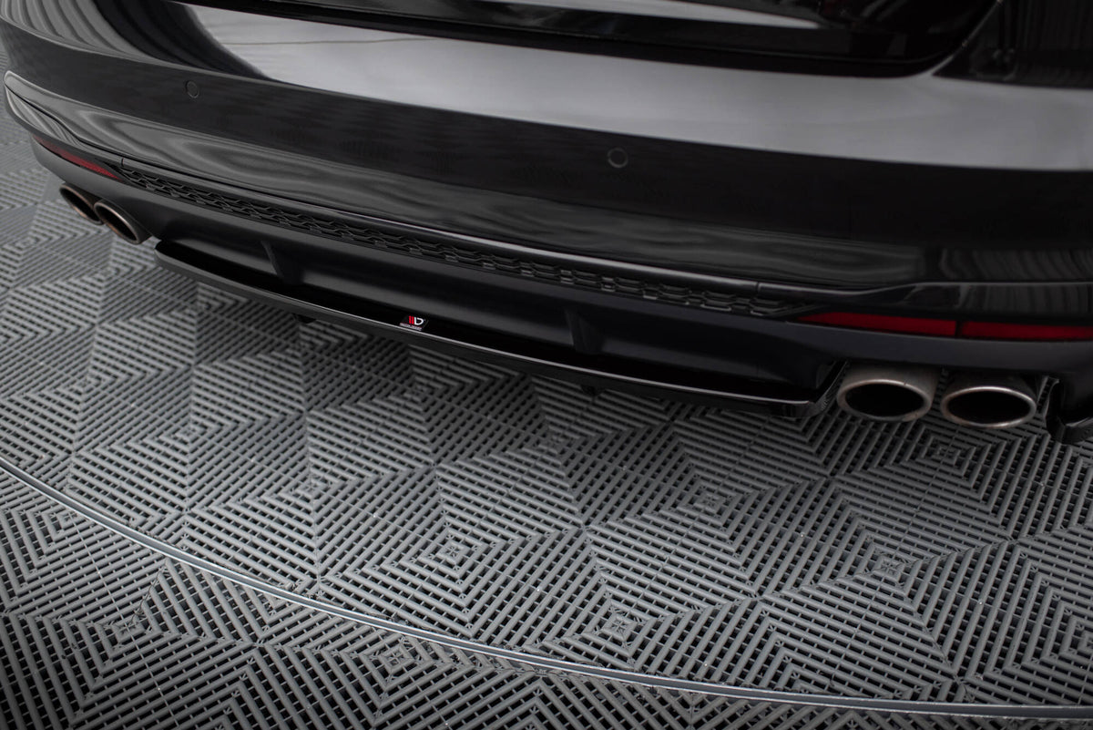 Street+ Mittlerer Diffusor RACE passend für Audi S4 B9 Facelift schwarz Hochglanz – Ansicht 3