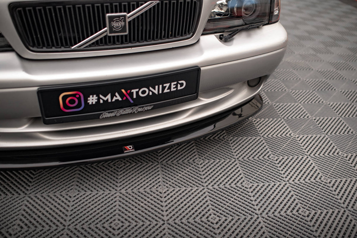 Street+ Spoilerlippe Front Ansatz V.1 passend für Volvo C70 Mk1 schwarz Hochglanz – Ansicht 4