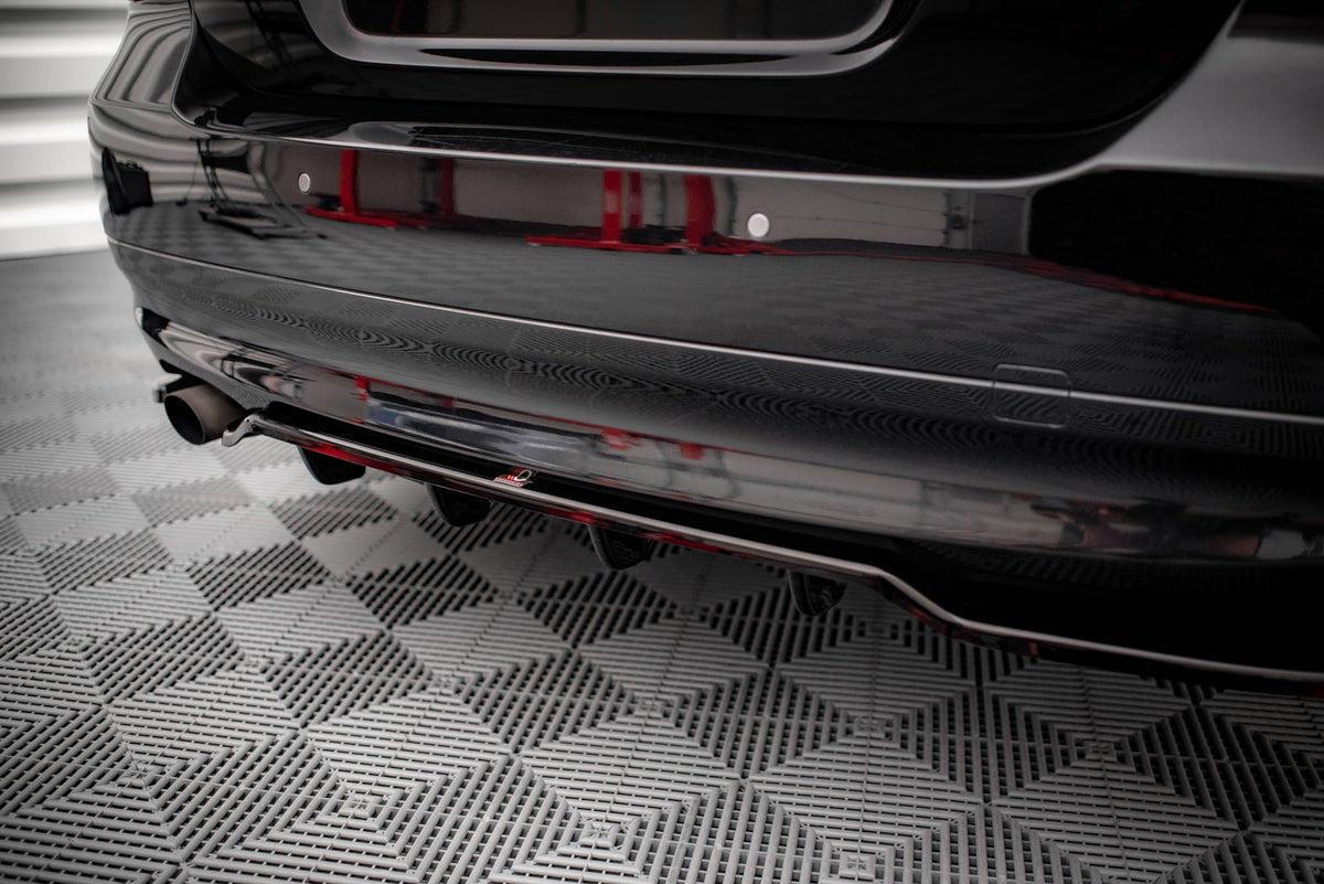 Street+ Mittlerer Diffusor RACE passend für BMW 3er Limousine E90 schwarz Hochglanz – Ansicht 1
