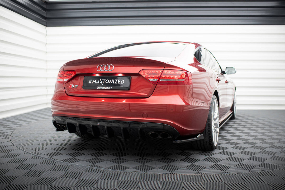 Diffusor Heck Ansatz passend für Audi S5 Sportback 8T – Ansicht 4