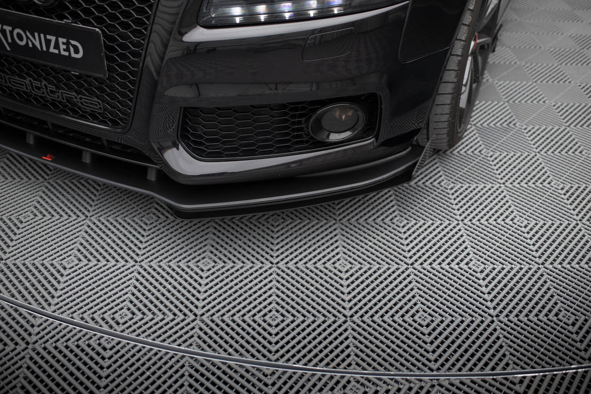 Front Stoßstange Flaps passend für Audi S5 / A5 S-Line 8T schwarz Hochglanz – Ansicht 3