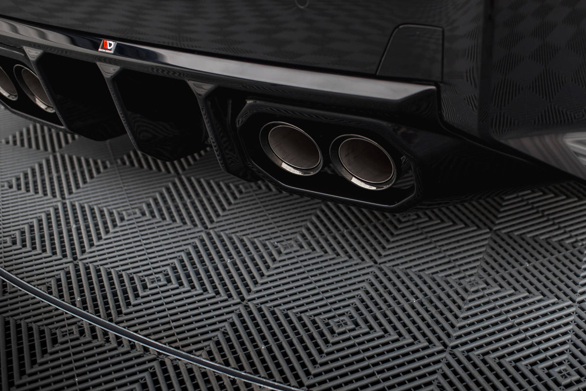 Diffusor Heck Ansatz V.2 passend für BMW M2 G87 schwarz Hochglanz – Ansicht 8