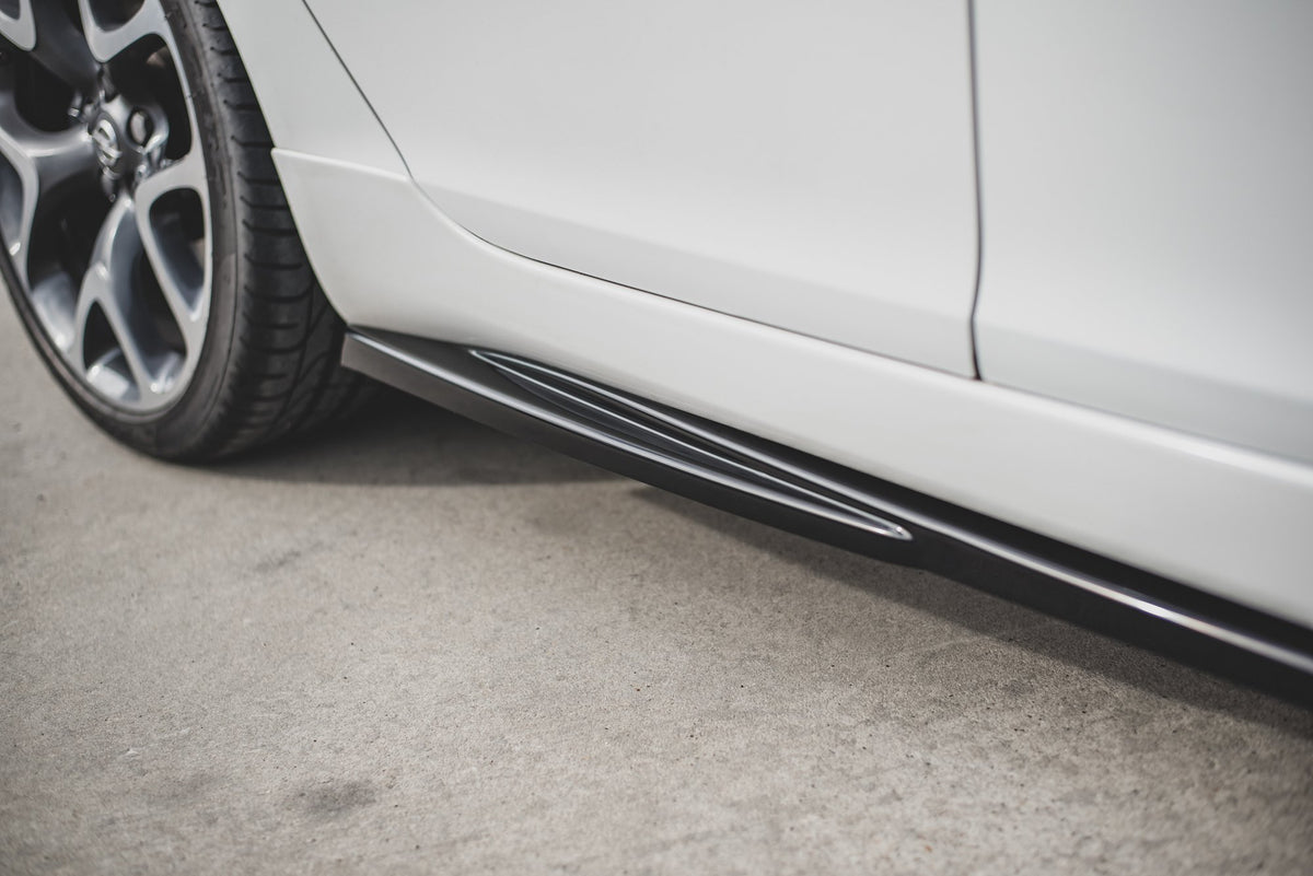 Street+ Seitenschweller Leisten passend für Opel Insignia Mk. 1 OPC  schwarz Hochglanz – Ansicht 4