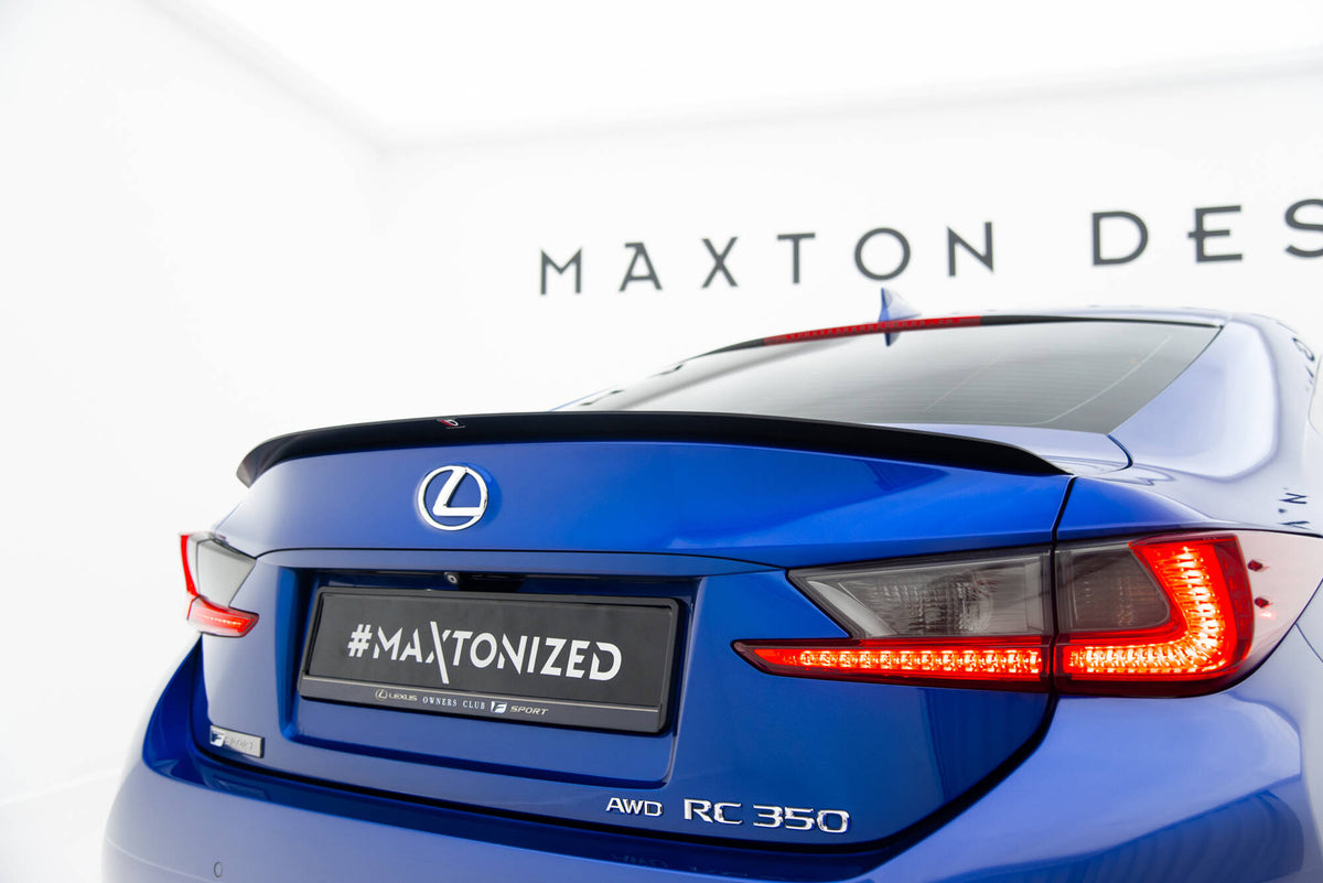 Heckspoiler Lippe Lexus RC Mk1  schwarz Hochglanz – Ansicht 1