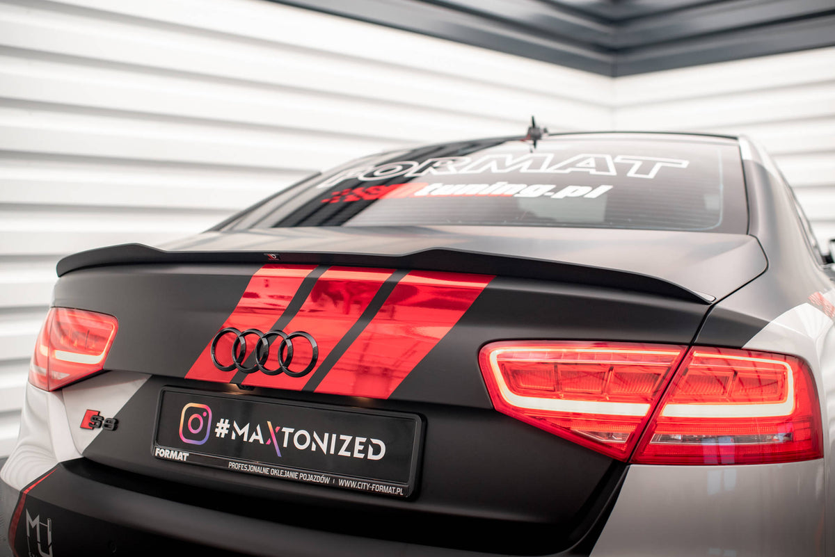 Heckspoiler Lippe Audi S8 D4 schwarz Hochglanz – Ansicht 3
