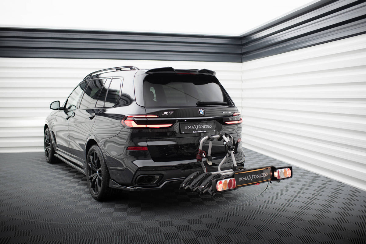 Street+ Mittlerer Diffusor RACE passend für BMW X7 M-Paket G07 Facelift schwarz Hochglanz – Ansicht 11
