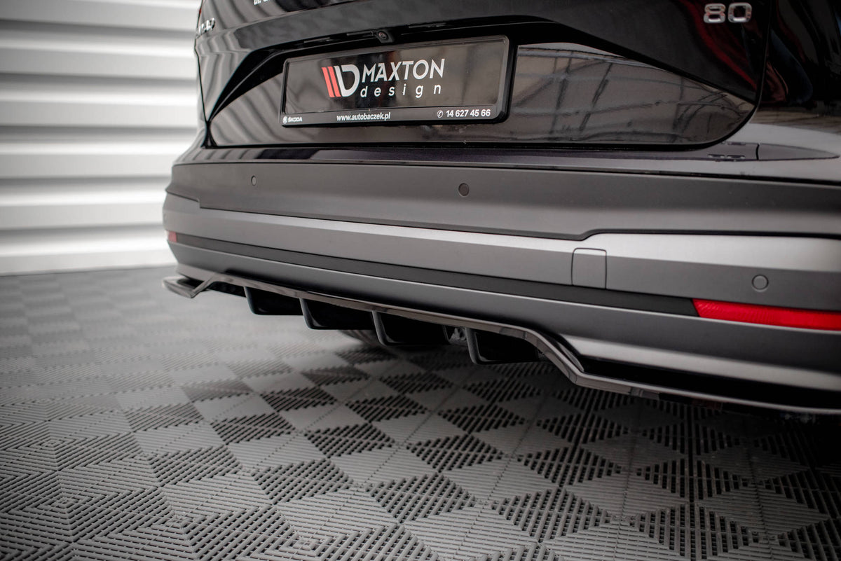 Street+ Mittlerer Diffusor RACE passend für Skoda Enyaq iV schwarz Hochglanz – Ansicht 8
