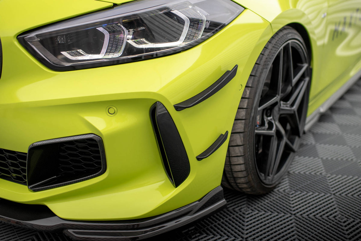 Carbon Fiber Front Bumper Wings (Canards) Prepreg BMW 1er M-Paket /  M135i / 128ti F40 – Ansicht 5