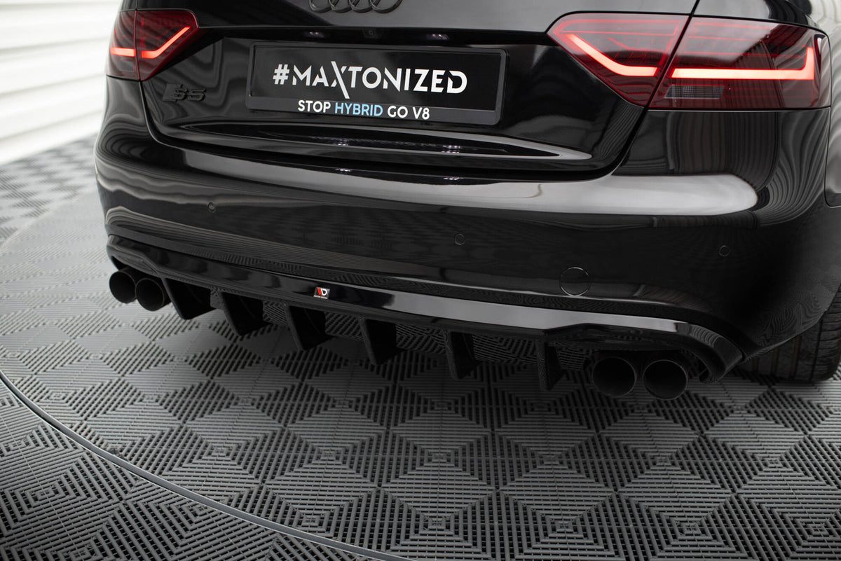 Diffusor Heck Ansatz passend für Audi S5 Coupe / Cabrio S-Line 8T – Ansicht 6