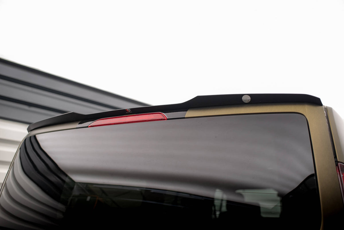 Heckspoiler Lippe Ford Tourneo Custom Mk1 Facelift schwarz Hochglanz – Ansicht 1