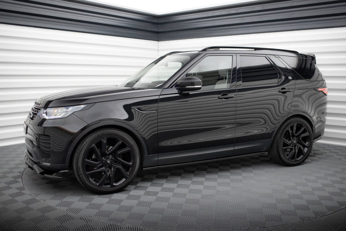 Street+ Seitenschweller Leisten passend für Land Rover Discovery HSE Mk5 Facelift schwarz Hochglanz – Ansicht 1
