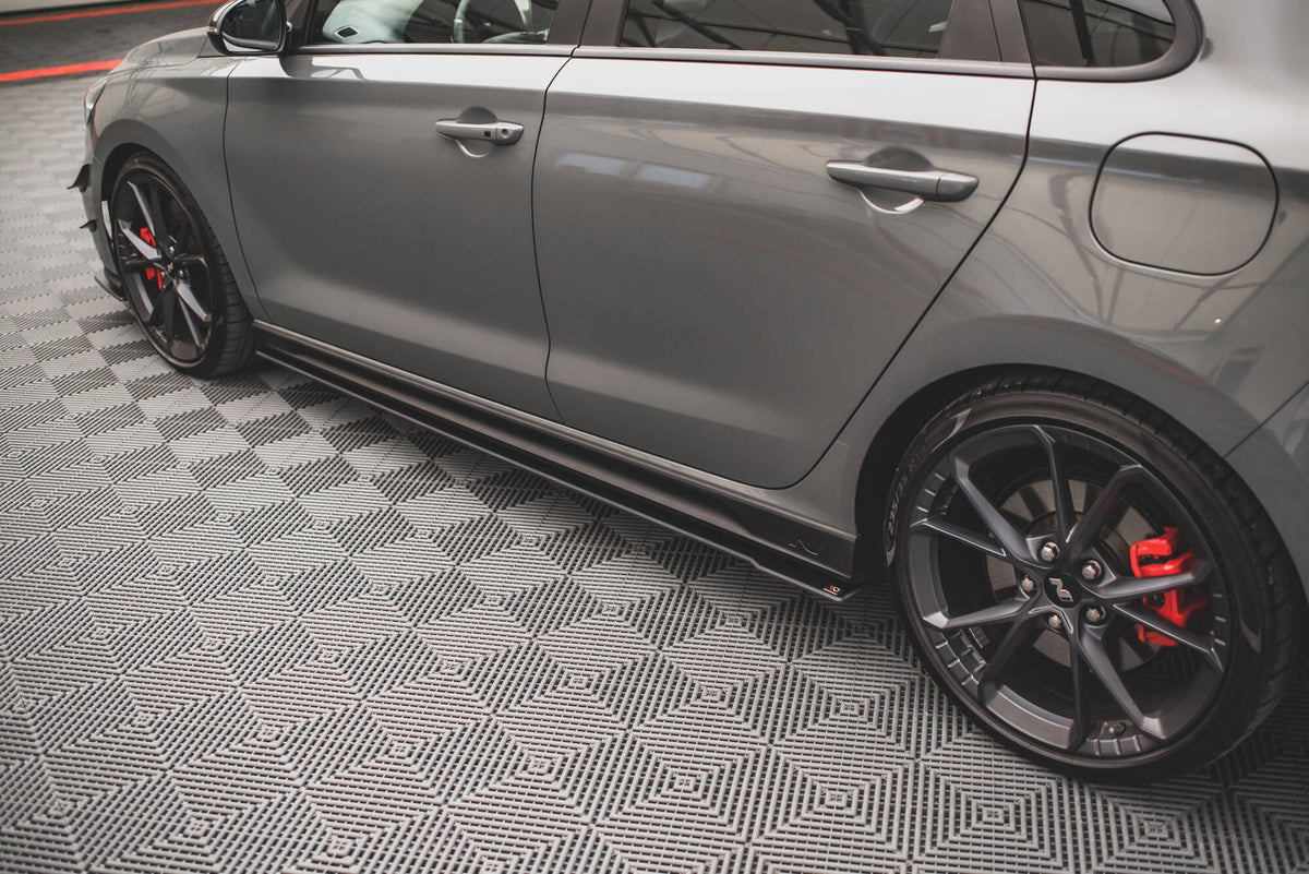 Street Pro Street+ Seitenschweller Leisten V.2 passend für Hyundai I30 N / N-Line Hatchback / Fastback Mk3 / Mk3 Facelift – Ansicht 8