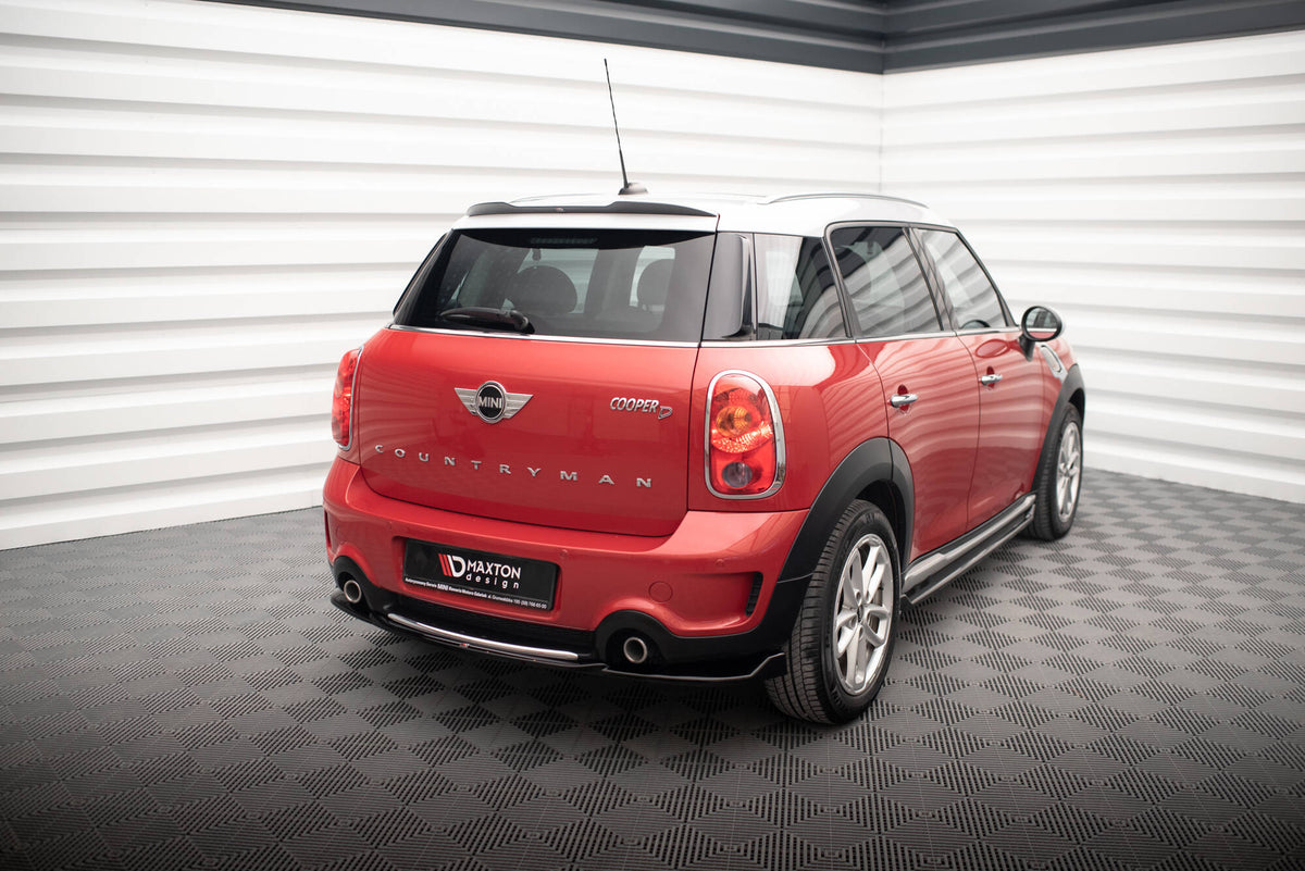 Heckansatz Mini Cooper Countryman R60 Facelift schwarz Hochglanz – Ansicht 1