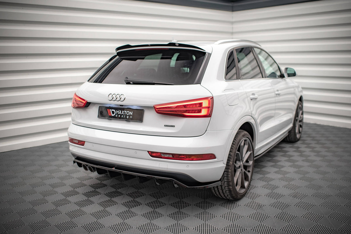 Heckspoiler Lippe Audi Q3 Sport 8U Facelift / S-Line 8U schwarz Hochglanz – Ansicht 1