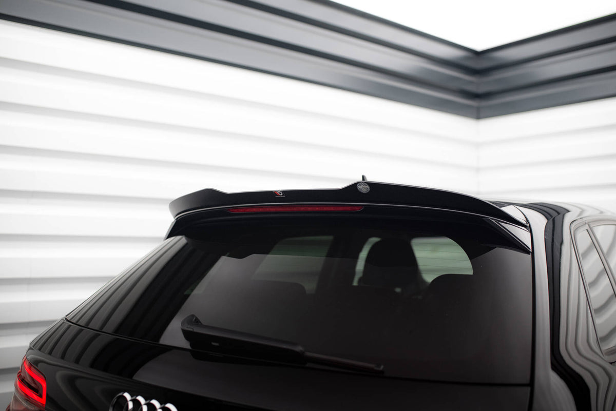 Heckspoiler Lippe Audi A3 Sportback 8V Facelift schwarz Hochglanz – Ansicht 3