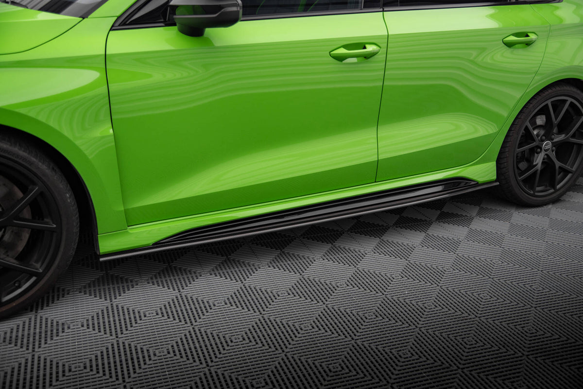 Prepreg Carbon Fiber Seitenschweller V.3 Audi RS3 Limousine / Sportback 8Y / 8Y Facelift – Ansicht 3