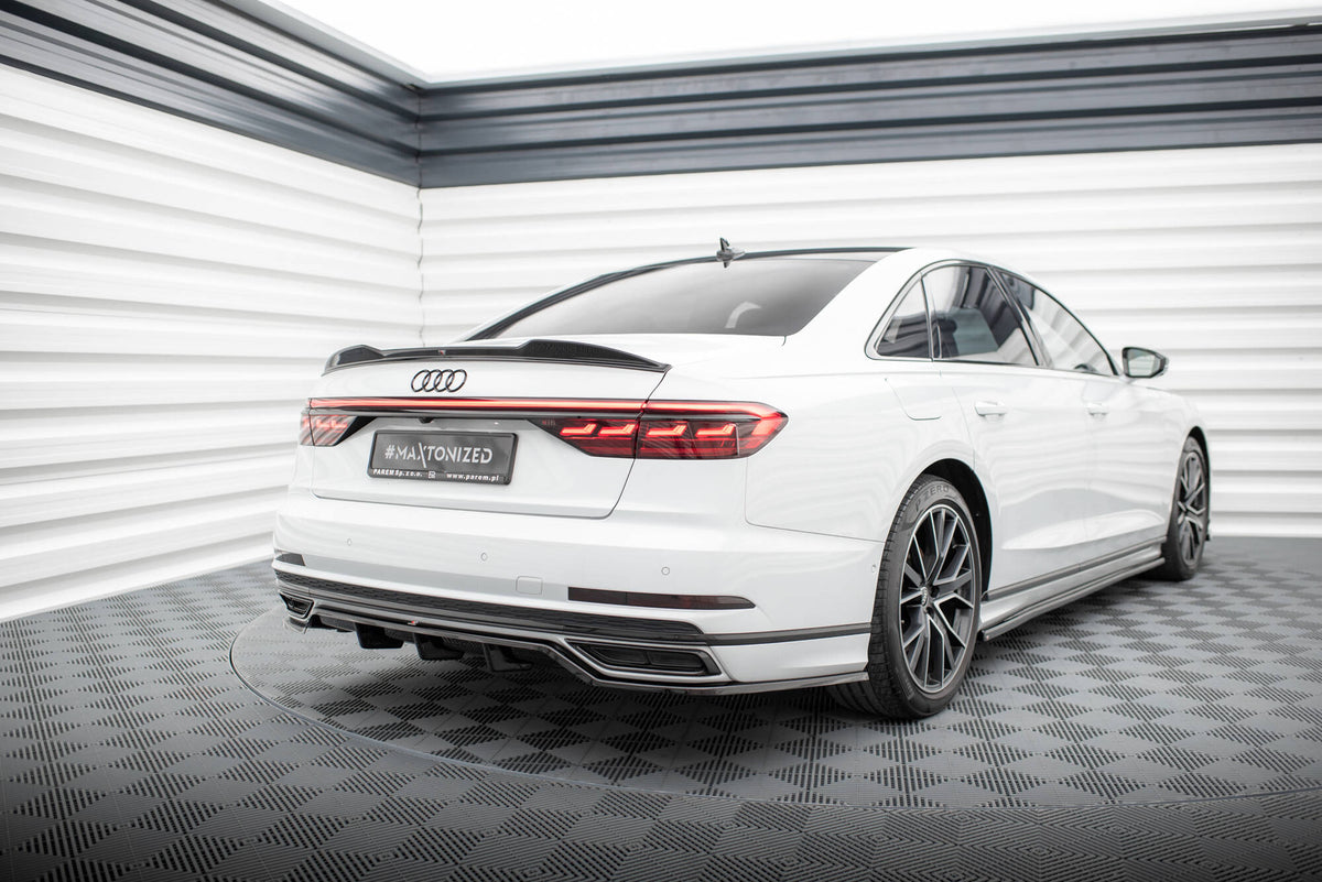 Street+ Mittlerer Diffusor RACE passend für Audi A8 S-Line D5 schwarz Hochglanz – Ansicht 5