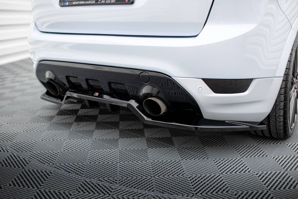 Street+ Mittlerer Diffusor RACE passend für Ford Kuga ST Mk1 schwarz Hochglanz – Ansicht 6