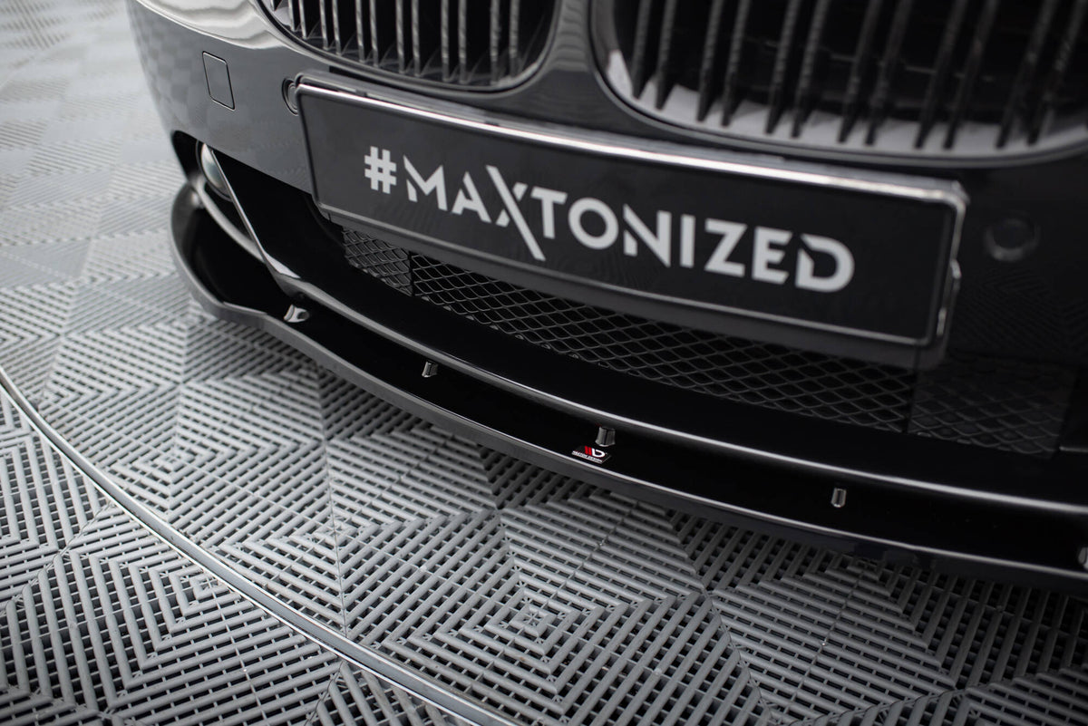 Street+ Spoilerlippe Front Ansatz V.1 passend für BMW 6er Coupe E63 / Cabrio E64  schwarz Hochglanz – Ansicht 4