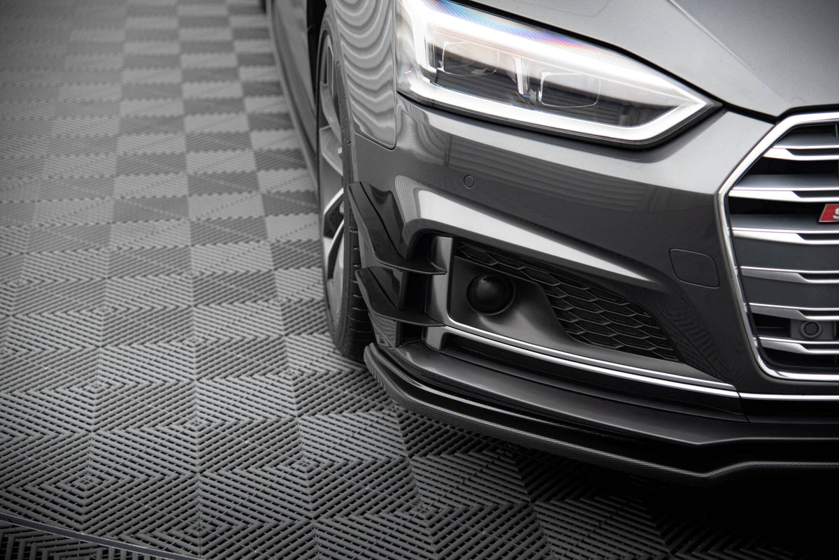 Stoßstangen Flaps Wings vorne Canards passend für Audi S5 / A5 S-Line Coupe / Sportback F5 – Ansicht 4