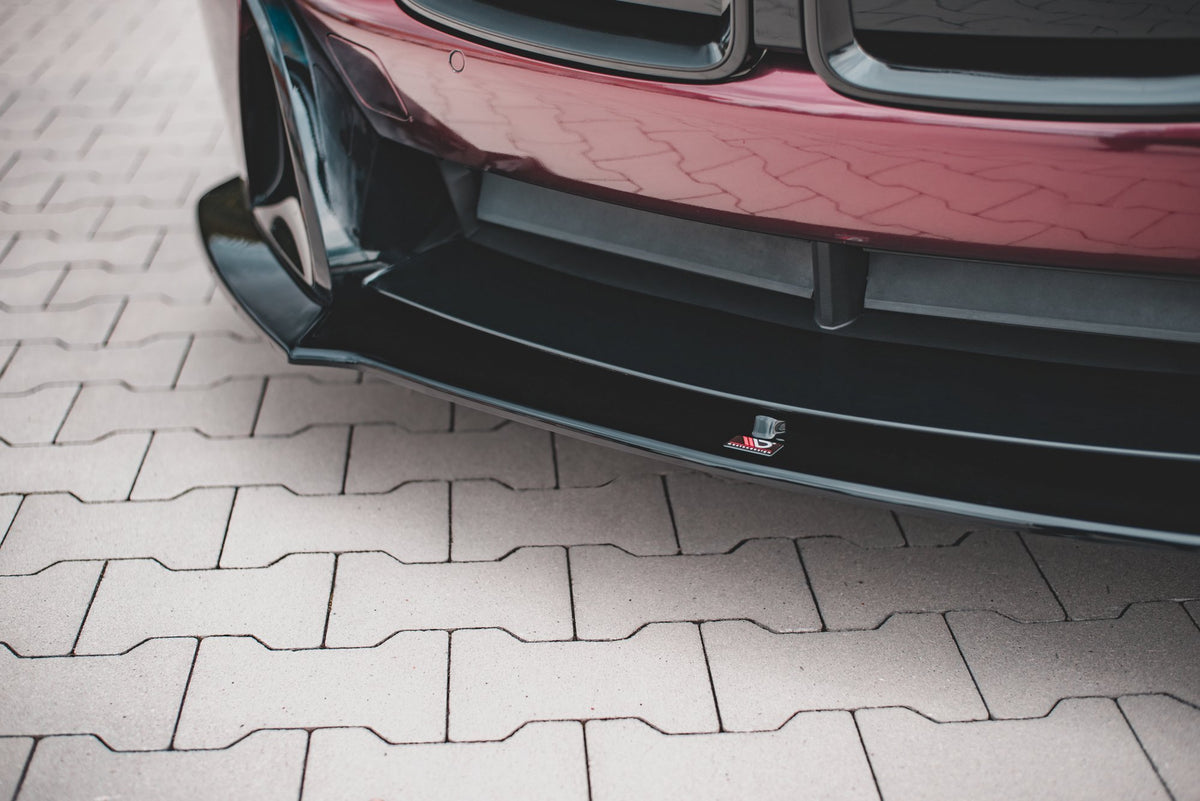 Street+ Spoilerlippe Front Ansatz passend für BMW i8 schwarz Hochglanz – Ansicht 4
