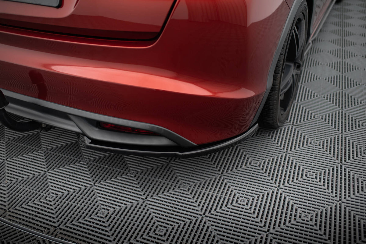 Heck Ansatz Flaps Diffusor passend für Honda Civic Hatchback Mk9 schwarz Hochglanz – Ansicht 4