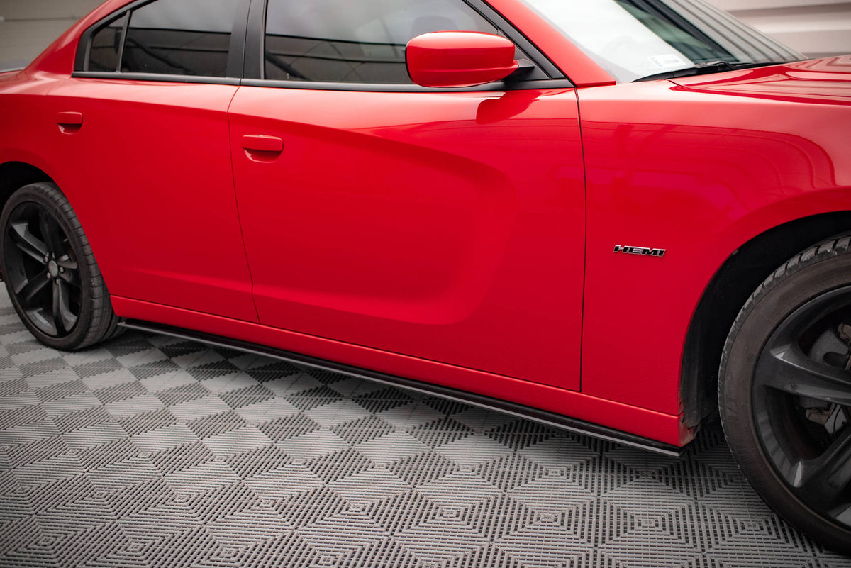 Street Pro Street+ Seitenschweller Leisten passend für Dodge Charger RT Mk7 Facelift – Ansicht 3