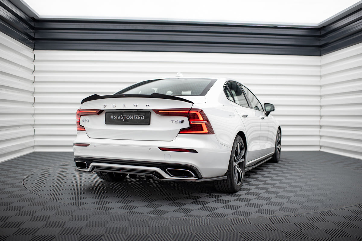 Street+ Mittlerer Diffusor RACE passend für Volvo S60/V60 R-Design Mk3 schwarz Hochglanz – Ansicht 1