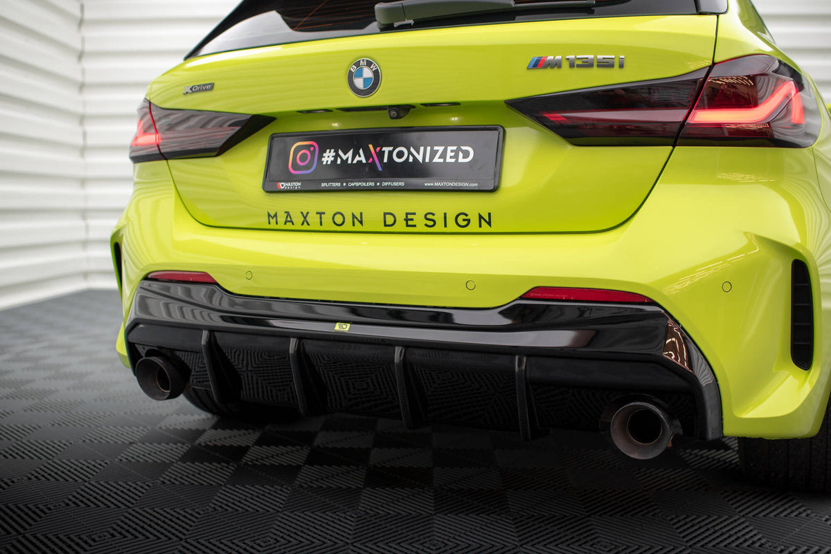 Diffusor Heck Ansatz V.3 passend für BMW 1er F40 M-Paket/ M135i / 128ti (Einzelauspuff li. re.) – Ansicht 4