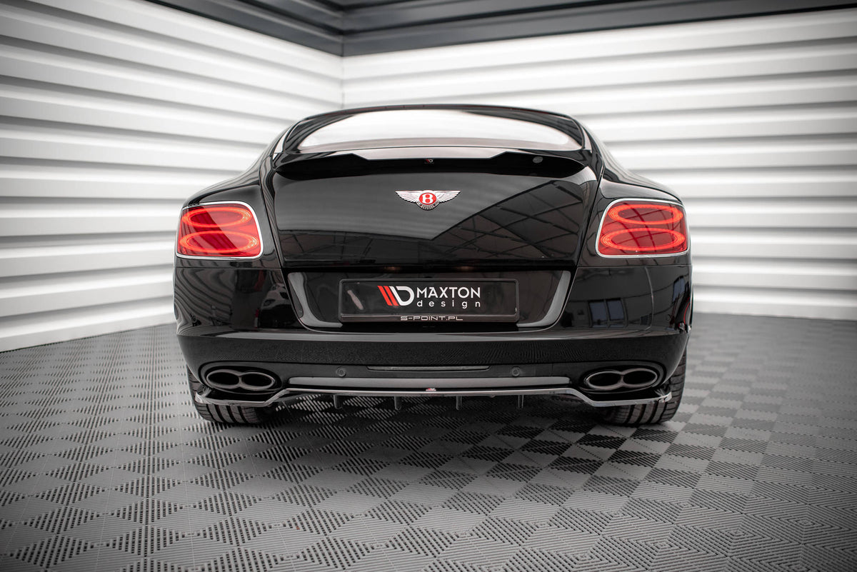 Street+ Mittlerer Diffusor RACE passend für Bentley Continental GT V8 S Mk2 schwarz Hochglanz – Ansicht 3