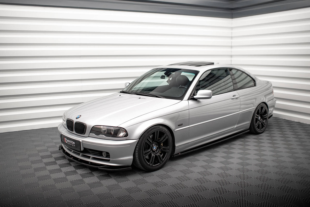 Street+ Seitenschweller Leisten passend für BMW 3er Coupe E46 schwarz Hochglanz – Ansicht 3