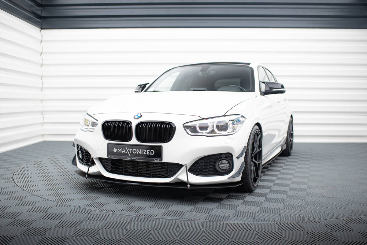 Racing Street+ Spoilerlippe Front Ansatz V.1 passend für BMW 1er F20/F21 M-Power FACELIFT – Ansicht 3