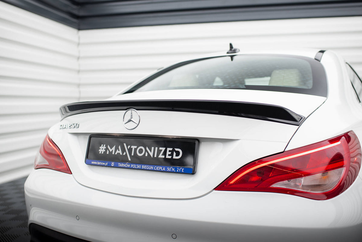 Heckspoiler Lippe 3D Mercedes-Benz CLA C117 Facelift schwarz Hochglanz – Ansicht 1