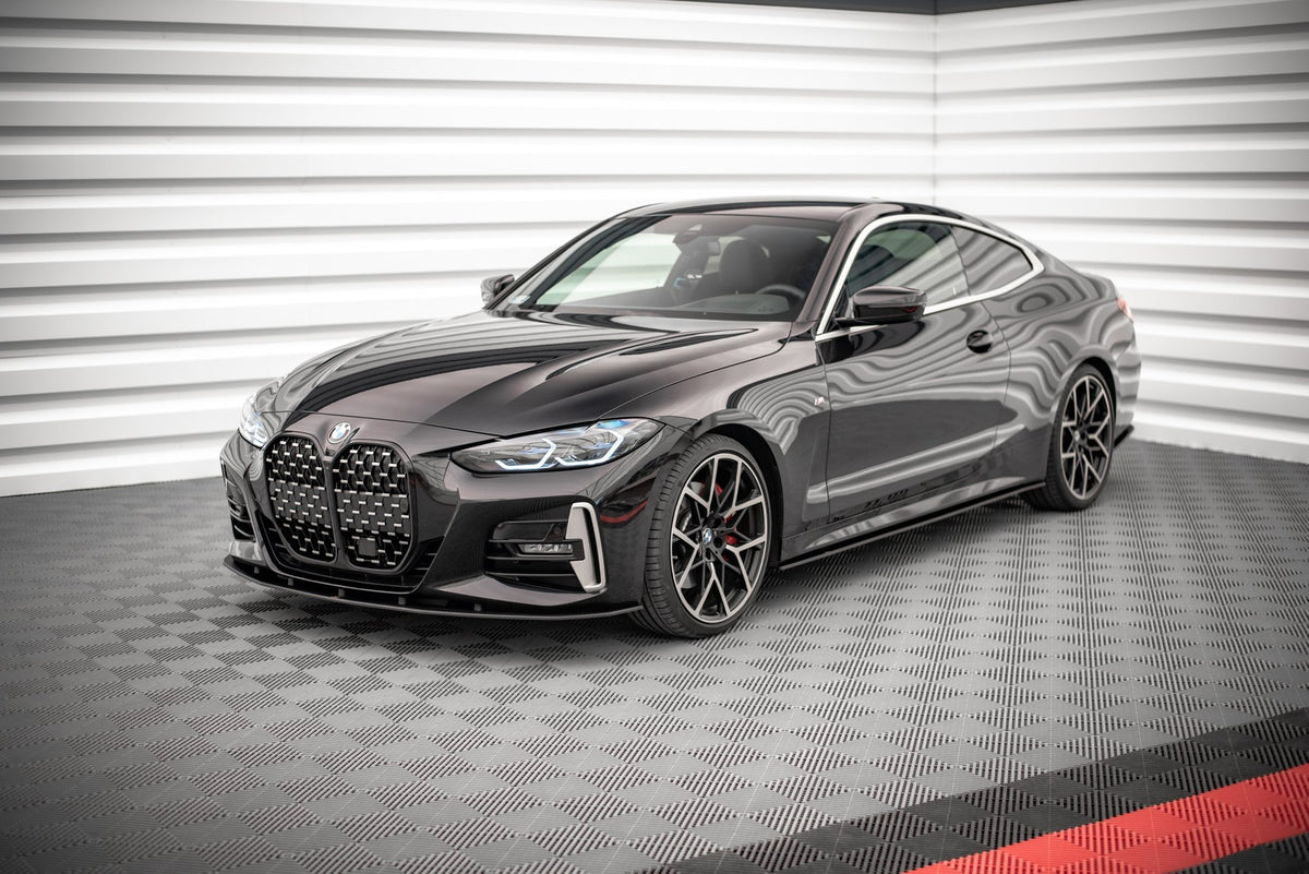 Street Pro Street+ Spoilerlippe Front Ansatz passend für BMW 4er M-Paket / M440i G22 / G23 / G22 Facelift / G23 Facelift – Ansicht 3