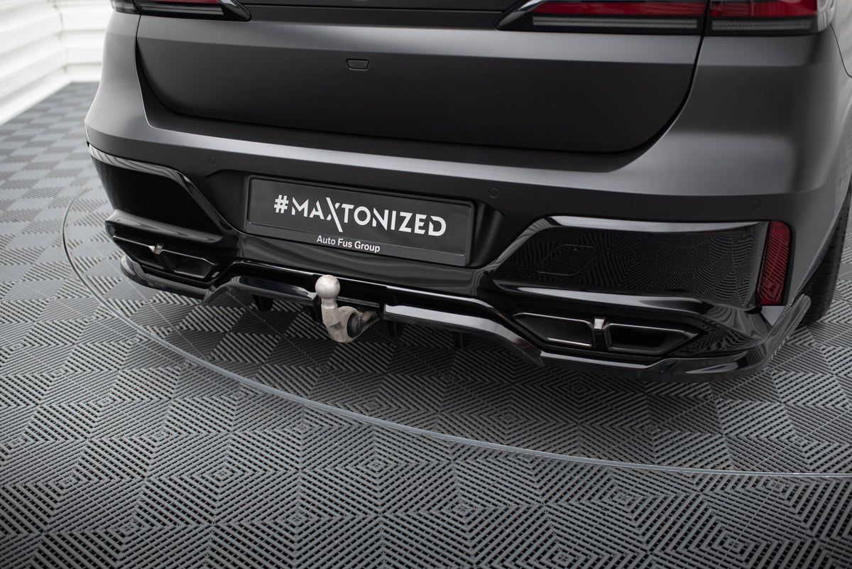 Street+ Mittlerer Diffusor RACE passend für BMW M760e G70 schwarz Hochglanz – Ansicht 5