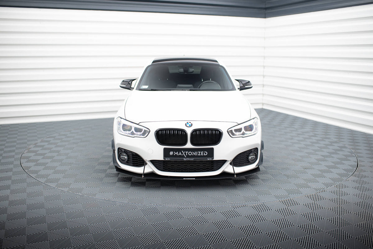 Racing Street+ Spoilerlippe Front Ansatz V.1 passend für BMW 1er F20/F21 M-Power FACELIFT – Ansicht 1