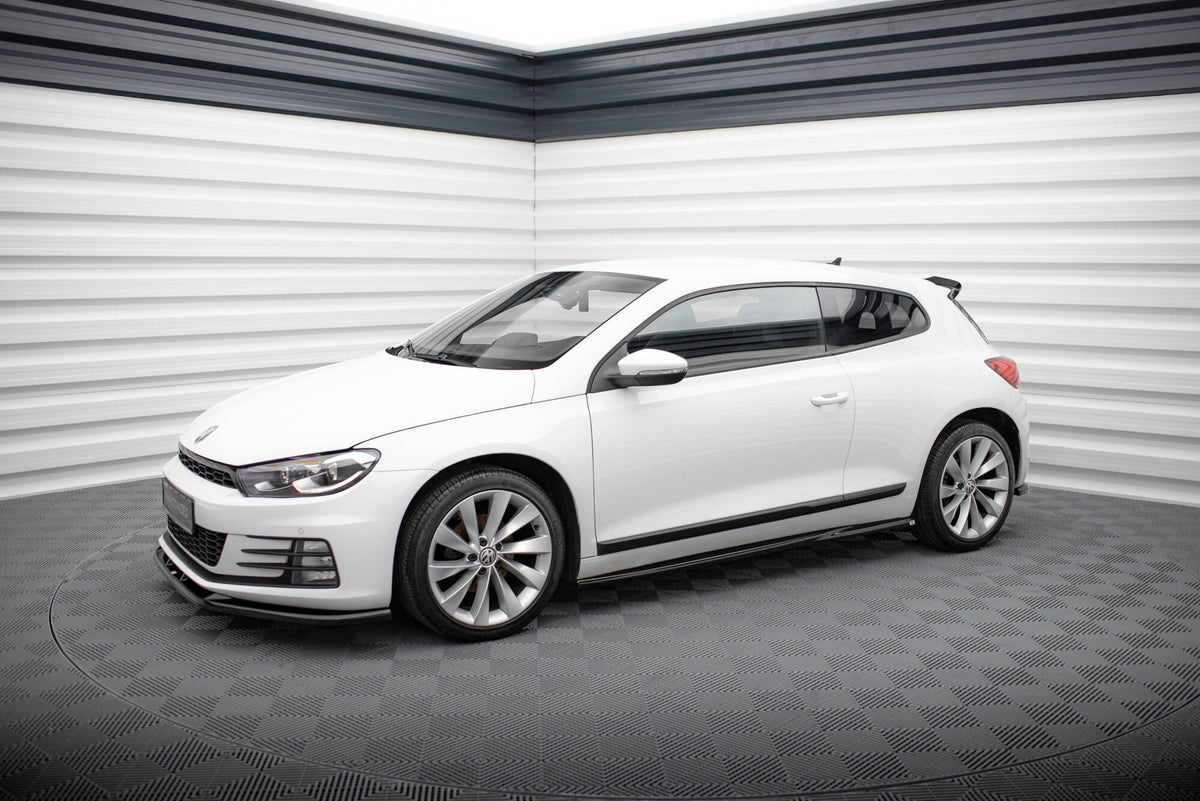 Street+ Seitenschweller Leisten passend für VW Scirocco Mk3 Facelift schwarz Hochglanz – Ansicht 4