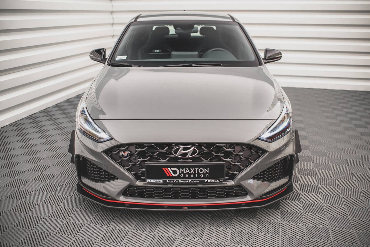Stoßstangen Flaps Wings vorne Canards passend für Hyundai I30 N / I30 N-Line Hatchback/Fastback Mk3 Facelift – Ansicht 5