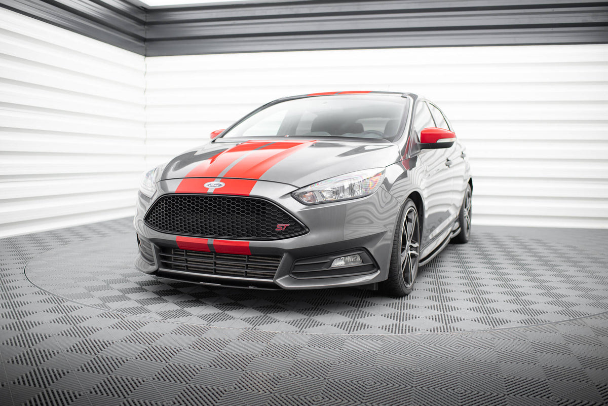 Sport Street+ Spoilerlippe Front Ansatz V.3 passend für Ford Focus ST Mk3 FL – Ansicht 3