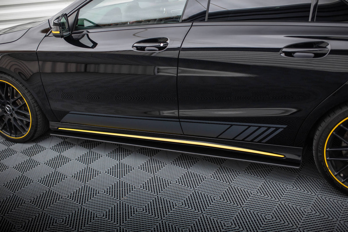 Street Pro Street+ Seitenschweller Leisten passend für Mercedes-AMG CLA 45 C117 Facelift – Ansicht 4
