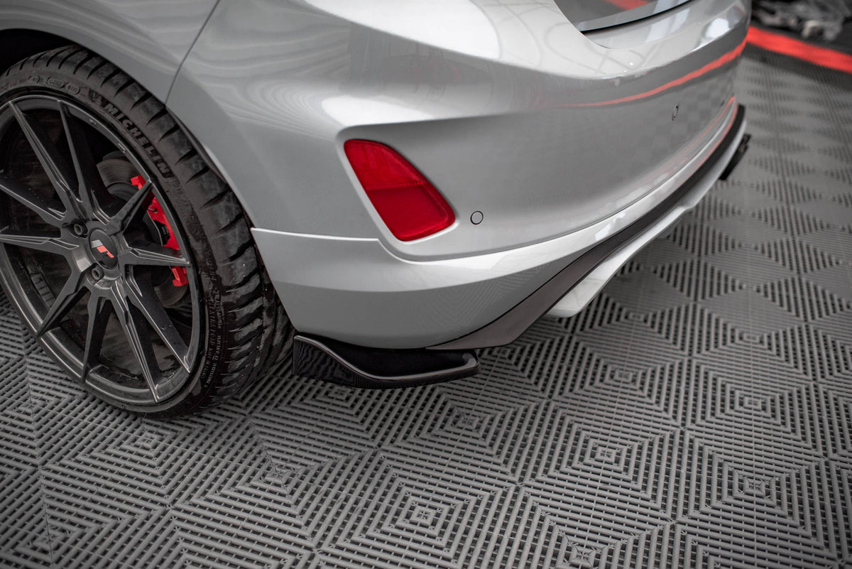 Heck Ansatz Flaps Diffusor V.1 passend für Ford Fiesta ST Mk8 schwarz Hochglanz – Ansicht 4