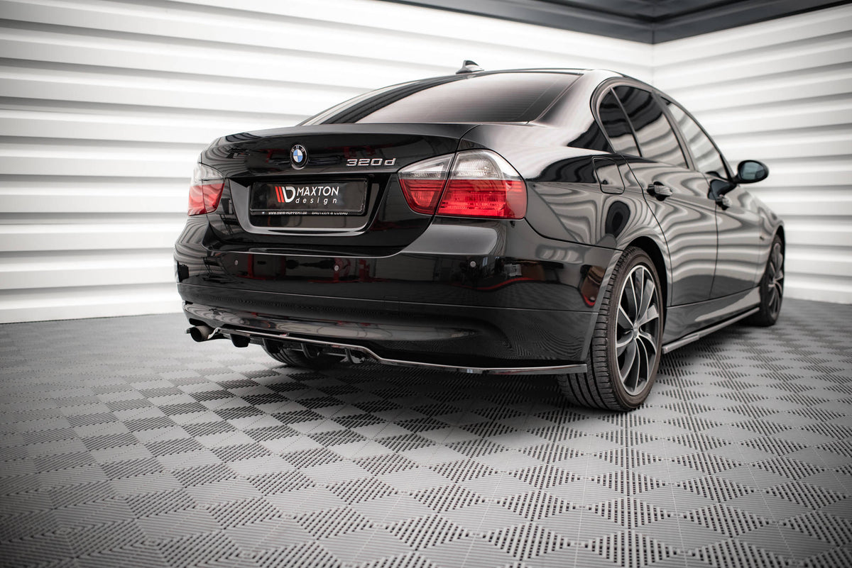 Street+ Mittlerer Diffusor RACE passend für BMW 3er Limousine E90 schwarz Hochglanz – Ansicht 3