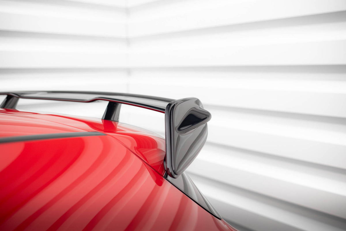 Spoiler Seiten Erweiterung Mercedes A W176 AMG Facelift schwarz Hochglanz – Ansicht 7